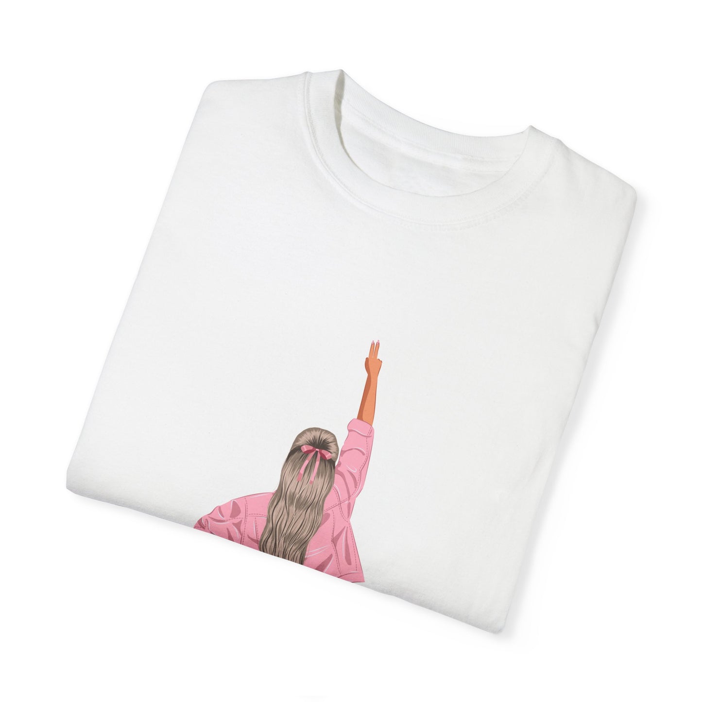 White T Shirt for Girls - Trendy Tees for Girls - Girl Power