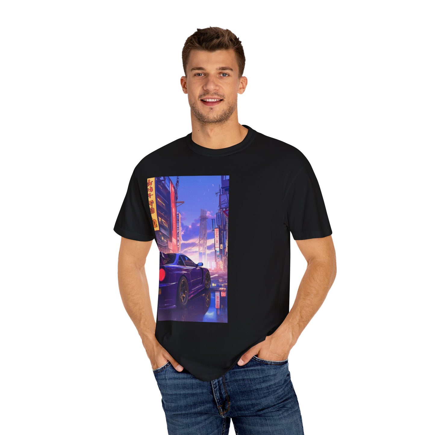 T Shirt - Blue Car